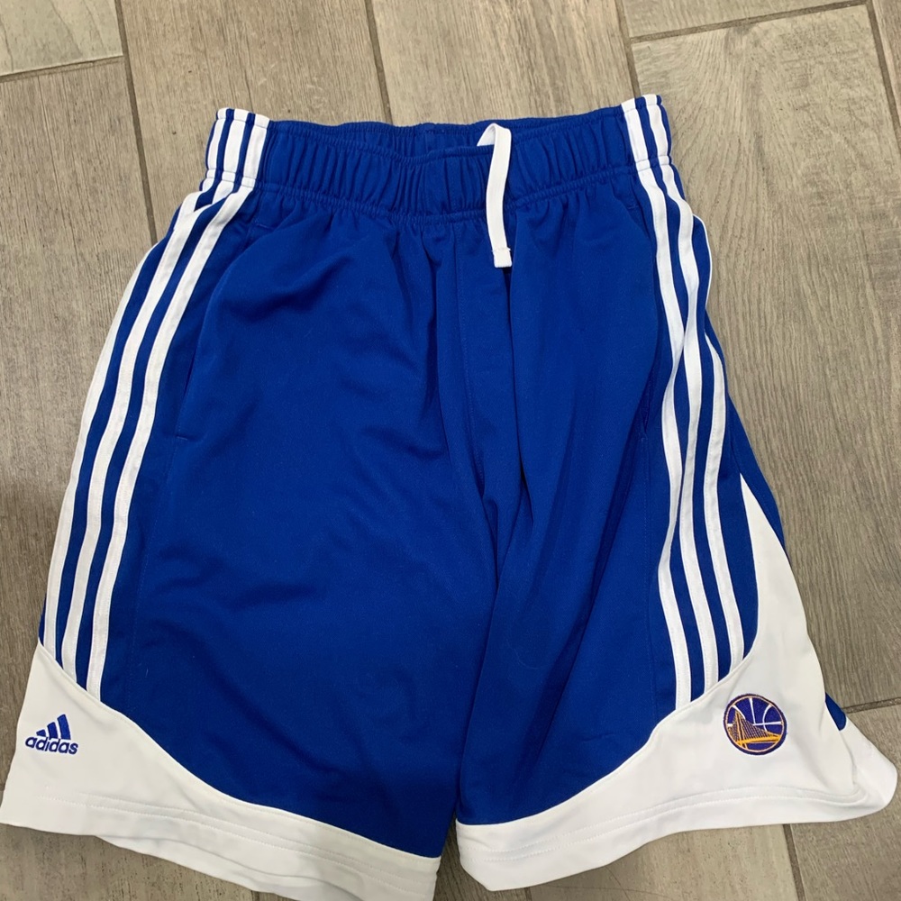 Adidas Warriors basketball shorts